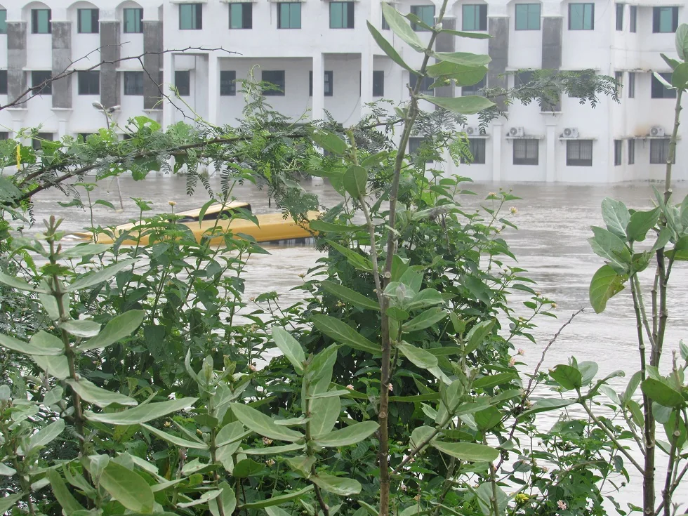 Chennai floods scene